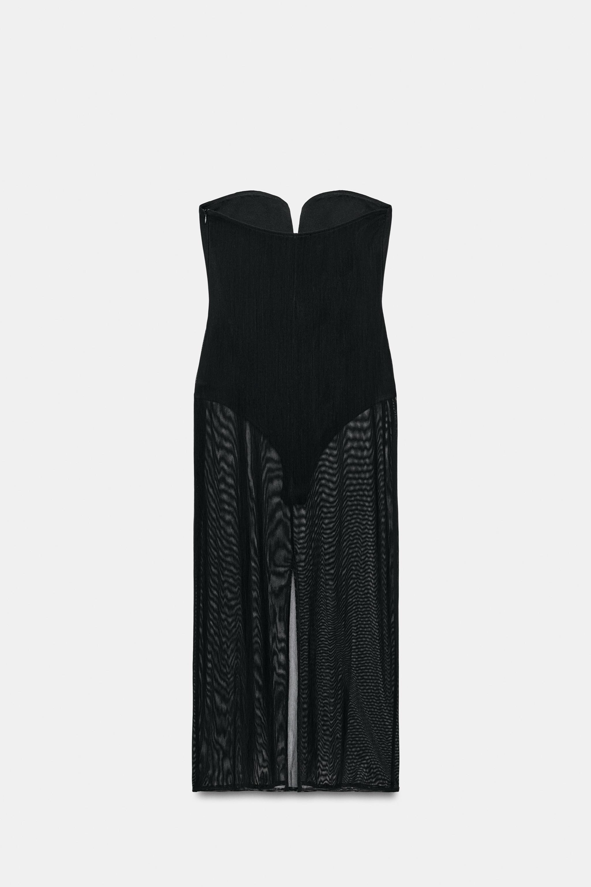 TULLE BODYSUIT DRESS
